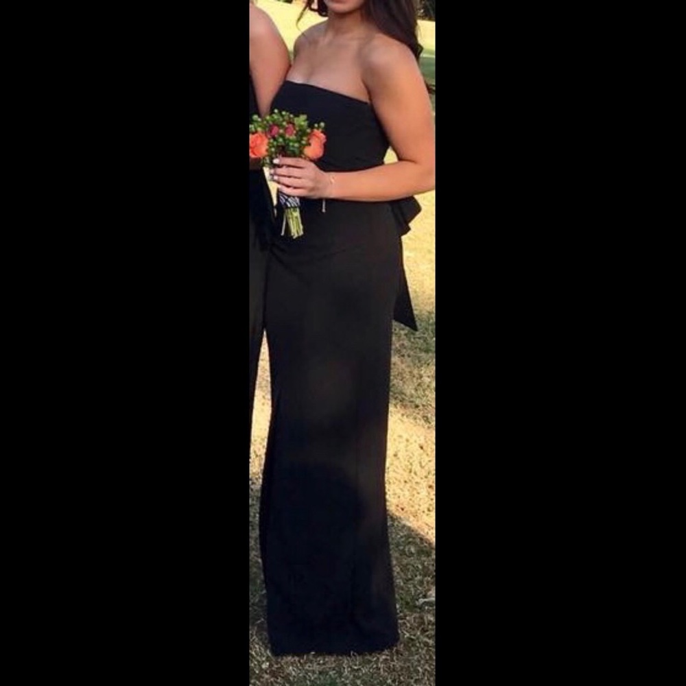 Own the Night Black Strapless Maxi Dress - Picture 2 of 3